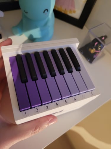 Customer photo review of Olivia Rodrigo Piano Calendar 2025