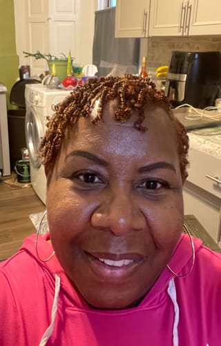 Customer photo review of Herbal Hair Moisturizer