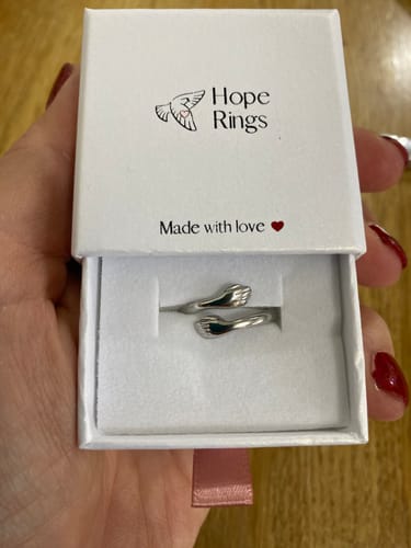 Customer photo review of Hug From Heaven Ring