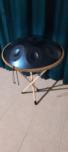 Customer photo review of Cosmos Handpan - Serene Blue 10 Notes in D Minor - Tambourine Gift Set
