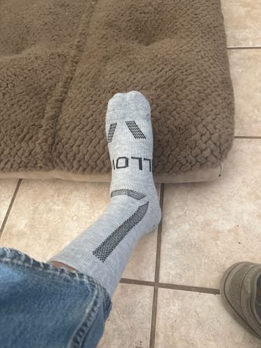 Customer photo review of Men's Alpaca Socks