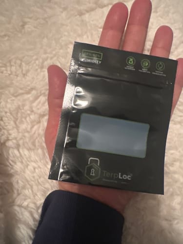 Customer photo review of Grove Bags with TerpLoc, Curing & Storage Bags, Windowed Pouches