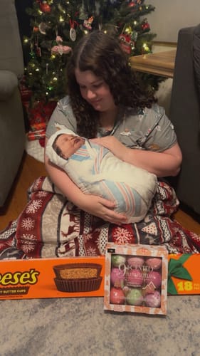 Customer photo review of Photo Birth Pillow