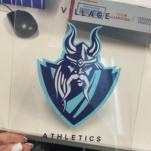 Customer photo review of Custom Table Top Sign