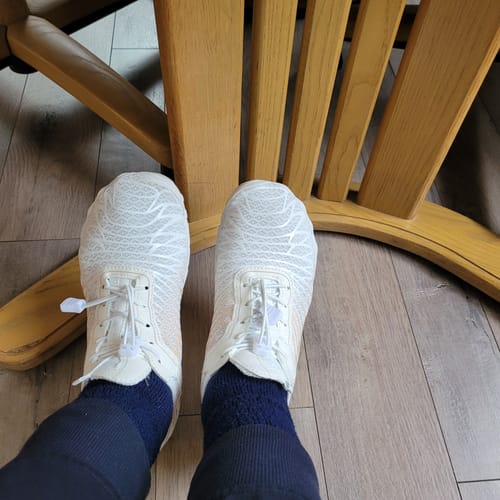 Customer photo review of Lorax Pro – All-Day Comfort & Pain-Free Barefoot Shoes (Unisex)