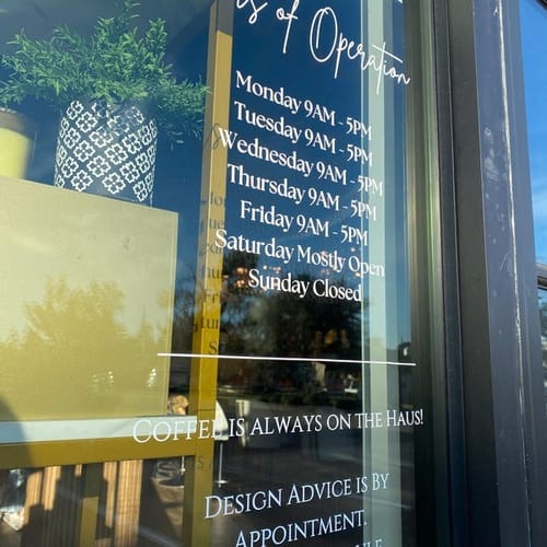 Customer photo review of Custom Logo Decals: Boost Your Brand Identity