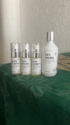 Customer photo review of 3 Aceites + 1 Shampoo Para Barba · Paquete 4 Piezas