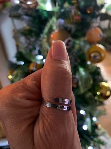 Customer photo review of Just Breathe Ring