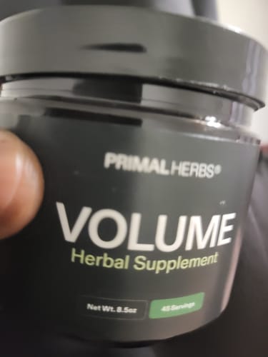 Customer photo review of Volume Herbal Mix