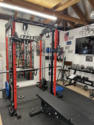 Customer photo review of RitFit M1 2.0 Smith Machine Home Gym Package Comprehensive All-In-One Workout System