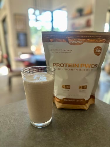 Customer photo review of PROTEIN PWDR