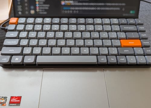 Customer photo review of Keychron K3 Max - Wireless - Low Profile Gateron Brown Switch