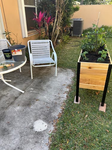 Customer photo review of 18" x 48" Raised Garden Bed