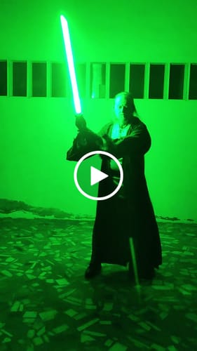 Customer video review of Thin Neck Saber - Model Luke V1 Spin (Clearance)