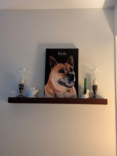 Customer photo review of Pet Art Canvas Wrap