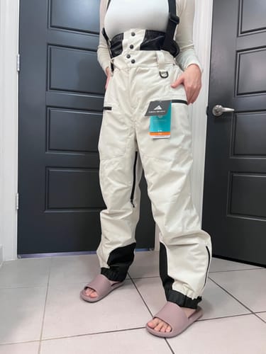 Customer photo review of Women Ski Snowboard Bibs Outdoor Ski Overalls Pants