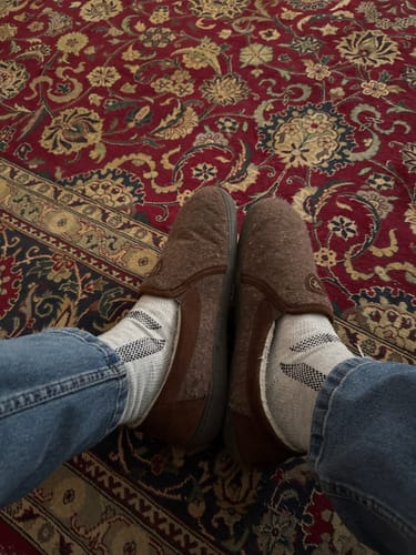 Customer photo review of Men's Alpaca Socks