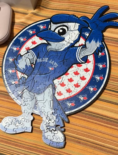 Customer photo review of Toronto Blue Jays™ Mascot - Wooden Puzzle