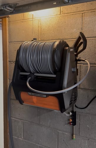Customer photo review of Grandfalls Retractable Pressure Washer Pro