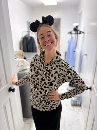 Customer photo review of Deep Black Sparkle Mickey Ears