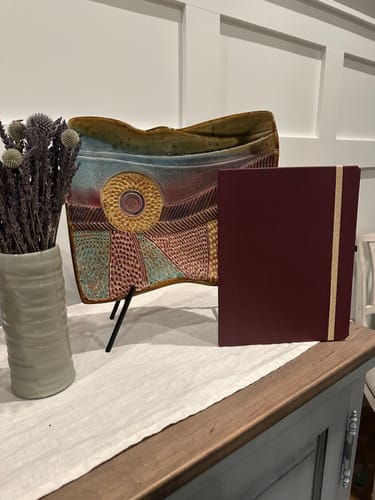 Customer photo review of Custom Book-Style iPad Case