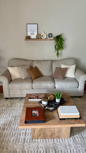 Brunah P. review of Rustic Floating Shelves image 1 out of 3