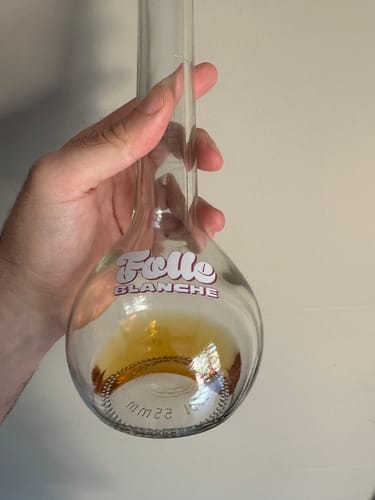 Customer photo review of "La Folle Blanche" - Pièce Unique Millésime 2012 - Édition Limitée 711 Bouteilles