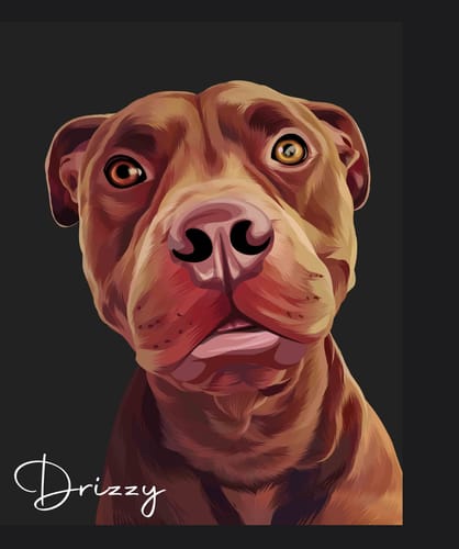 Customer photo review of Pet Art Canvas Wrap
