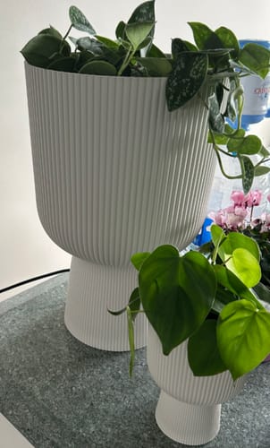 undefined review of Elho Vibes Fold Coupe 30 - Wit - L 30 x B x H 45 cm - Binnen - 100% gerecycled image 1 out of 1