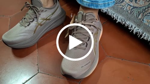 Customer video review of Asics Gel Nimbus 27 Hombre Luxe Taupe Grey
