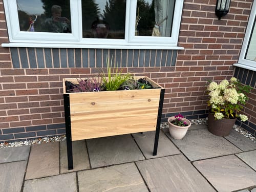 Customer photo review of Raised Garden Bed - 46cm x 92cm x 76cm