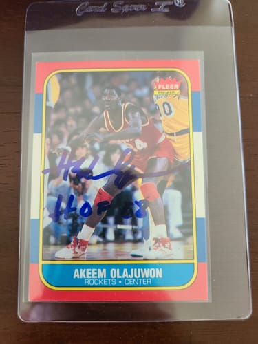 Customer photo review of Hakeem Olajuwon Autograph Signing