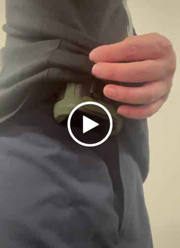 Customer video review of 3-in-1 Waist Fan with Flashlight & Powerbank