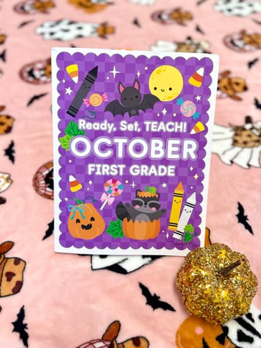Customer photo review of Ultimate First Grade October Thematic Unit Bundle