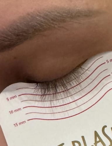 Customer photo review of Toplash eyelash and eyebrow growth serum — 3ml