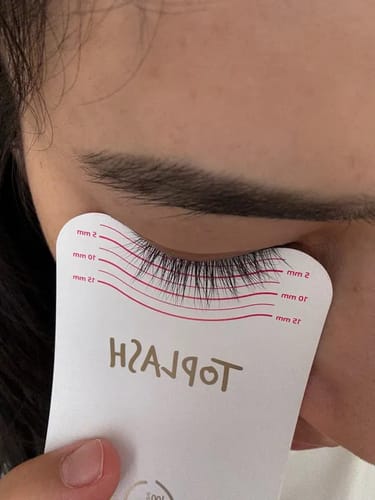 Customer photo review of Toplash eyelash and eyebrow growth serum — 3ml