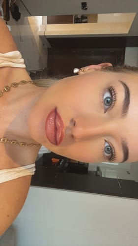 Customer photo review of Peptide Tubing Mascara