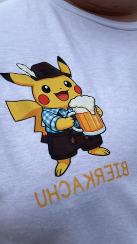 Customer photo review of Biersasam Oktoberfest T-Shirt Unisex