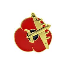 Jean review of Spitfire 2cm Poppy Pin Badge image 1 out of 2