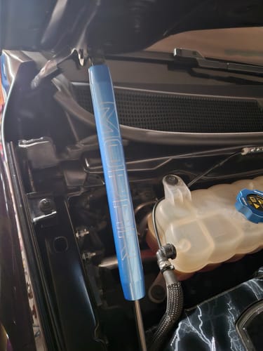 Customer photo review of ABD Hood Shock Covers 2021-2024 TRX