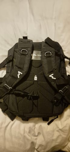 Customer photo review of Mochila Táctica V2 25L Negro