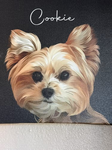 Customer photo review of Pet Art Canvas Wrap