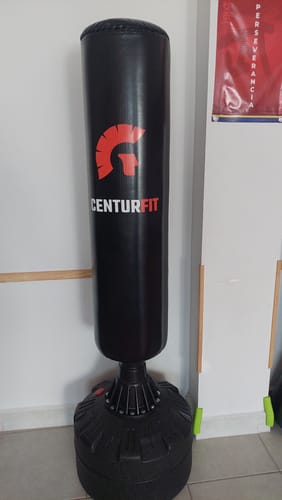 Customer photo review of Saco Costal Box De Piso Con Base Karate Kick Boxing Color Negro