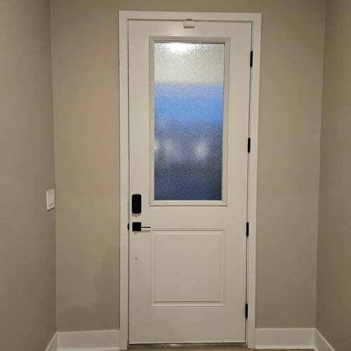 Customer photo review of Clear 1 Lite Glass and Frame Kit (3/4 Lite)