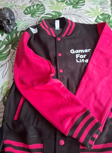 Customer photo review of Varsity jacket