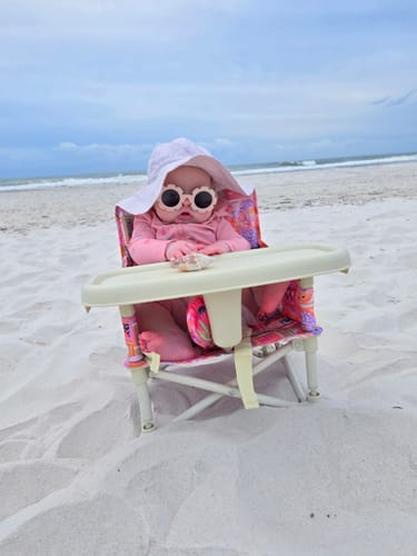 Customer photo review of Amy portable booster chair V2