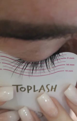 Customer photo review of Toplash eyelash and eyebrow growth serum — 3ml