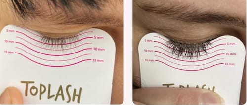 Customer photo review of Toplash eyelash and eyebrow growth serum — 3ml
