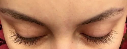 Customer photo review of Toplash eyelash and eyebrow growth serum — 3ml