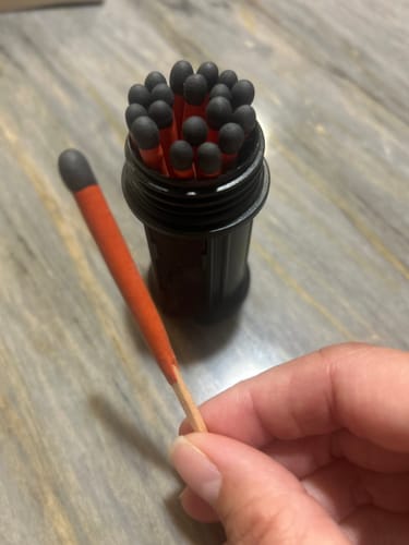 Customer photo review of Stormproof Fire Matches